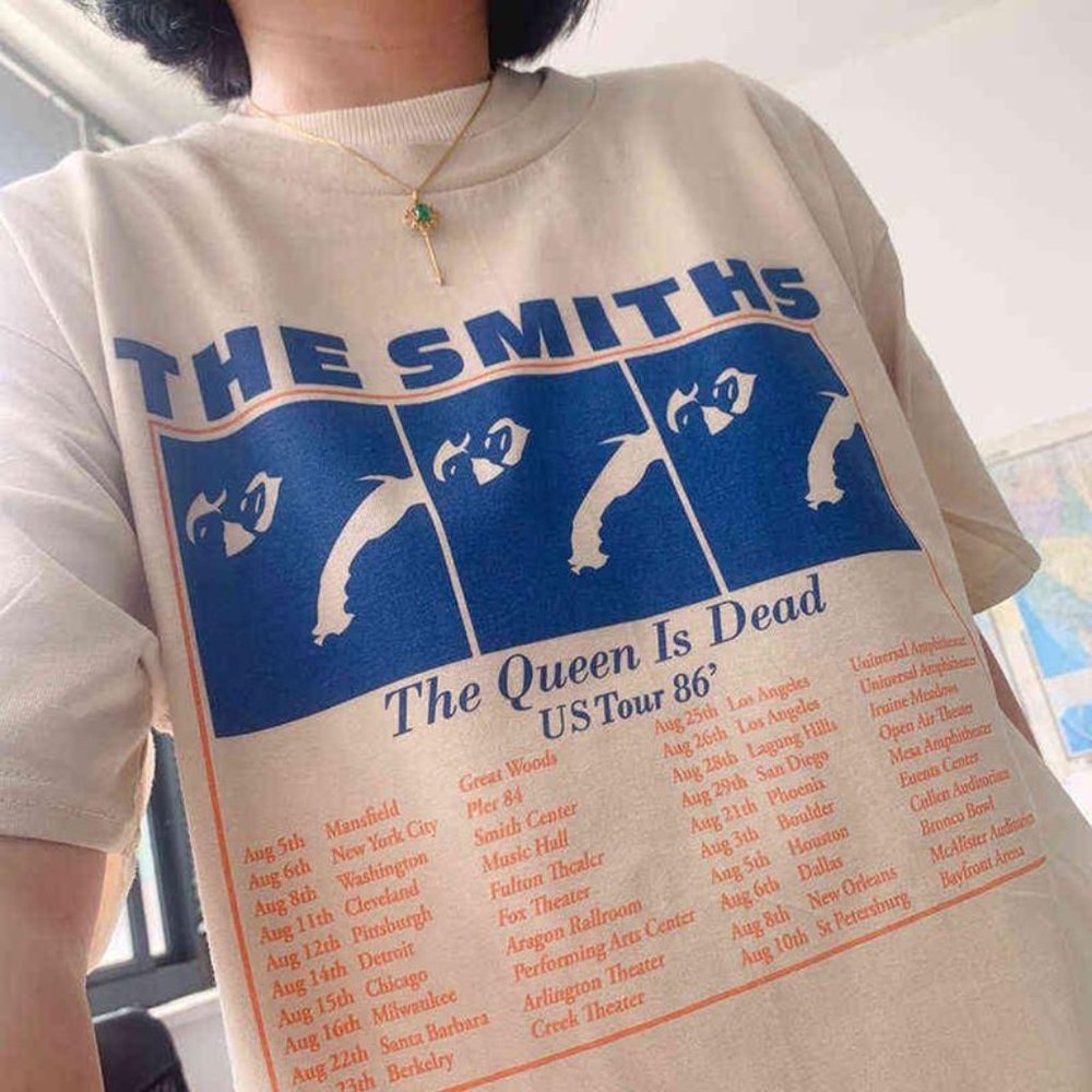 The Smiths T-shirt Retro Women Pop Indie Punk Rock Band 2021 Newt Shirt t Shirt